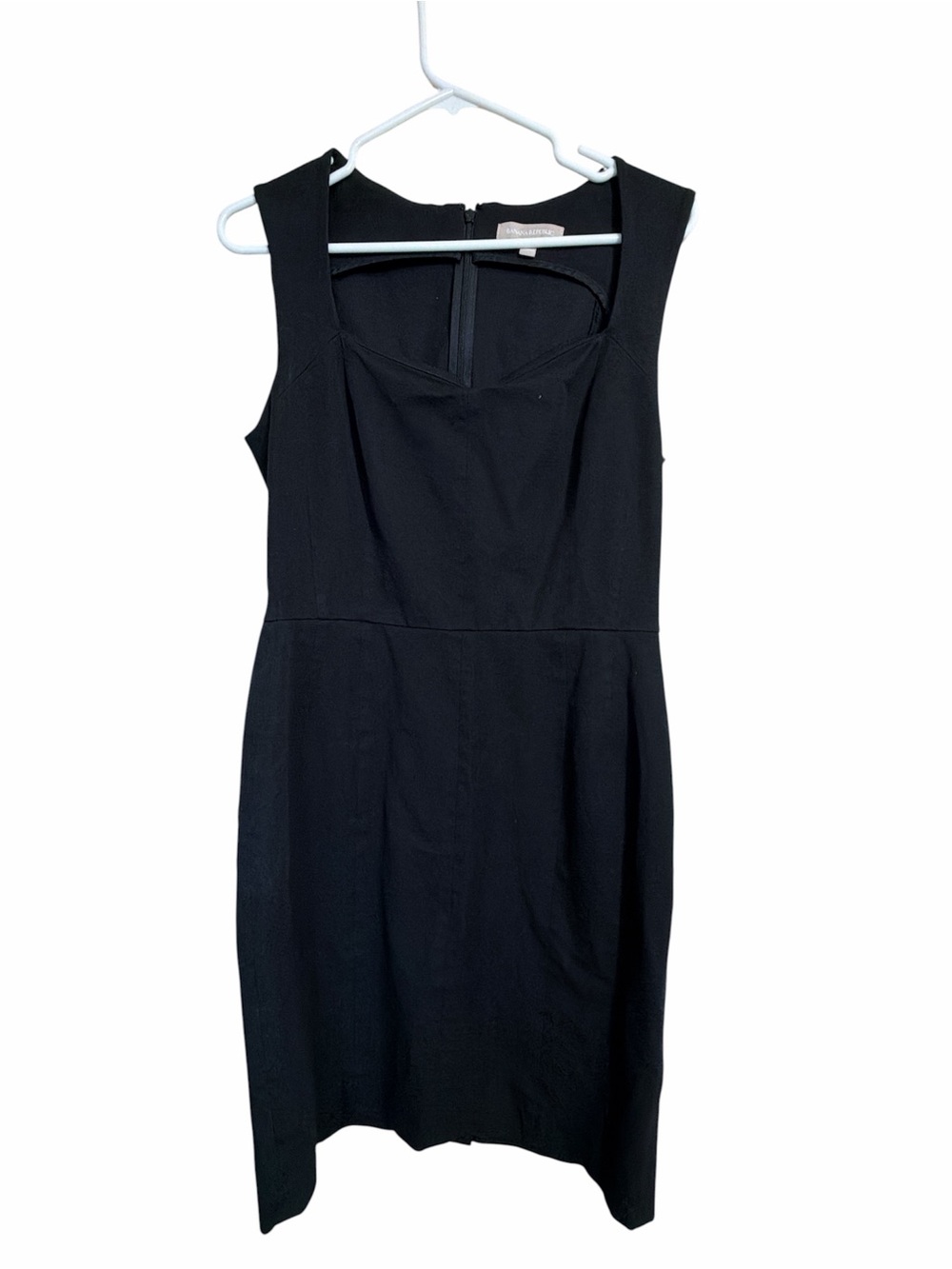 Banana Republic Black Sleeveless Denim Sheath Dress - Classic Work to Evening